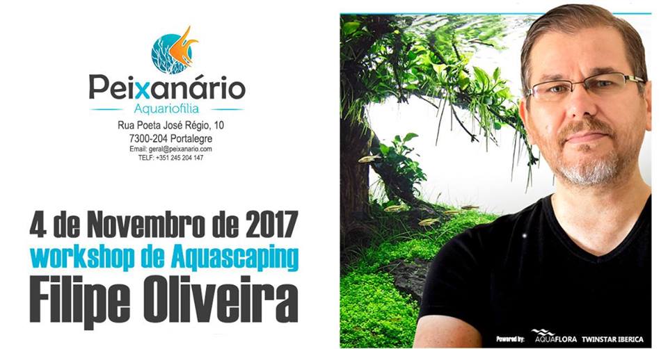 Workshop Aquascaping Filipe Oliveira - Peixanário